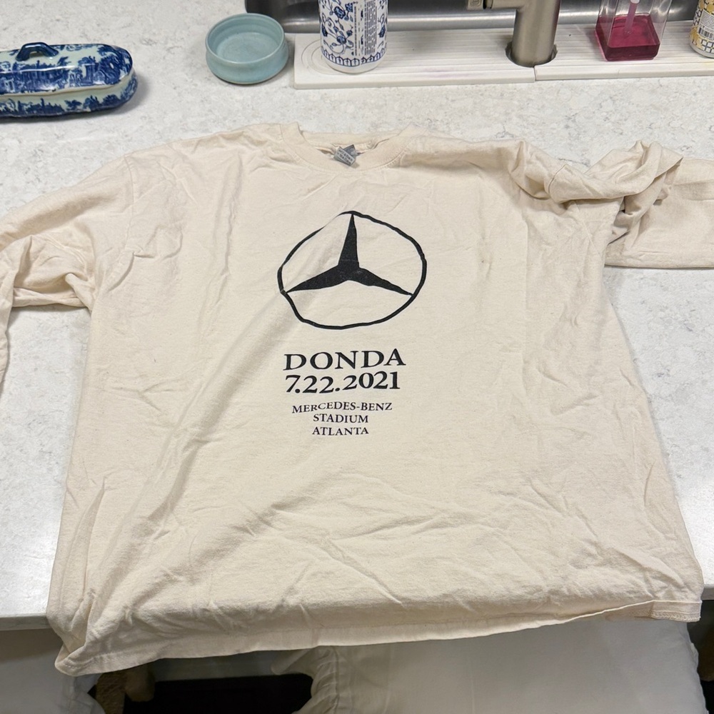 Donda Long Sleeve Shirt Kanye west tour 2021 Mercedes Benz stadium Atlanta